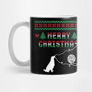 Golden Retriever Stitch Christmas Shirt Mug